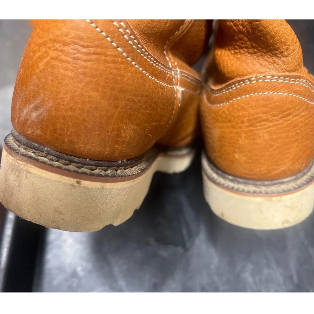 Thorogood Boots Kids 5M Tan Pull On Leather 414-4310 Wellington Work Western SEO